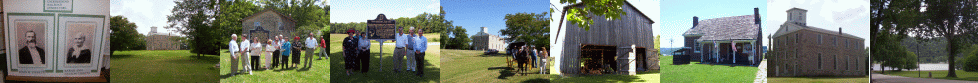 Photos of John Tibbets home, Eleutherian College, New Richmond, Ohio, Madison, Indiana, abolitionist sites of interest on the Underground Railroad