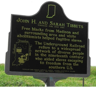 John Tibbets Dedication for abolitionist achievements on the Underground Railroad