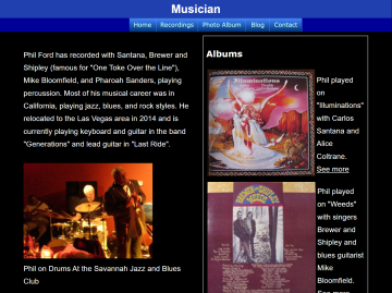 Musician Website